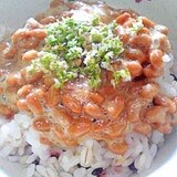 納豆の食べ方-しその穂♪